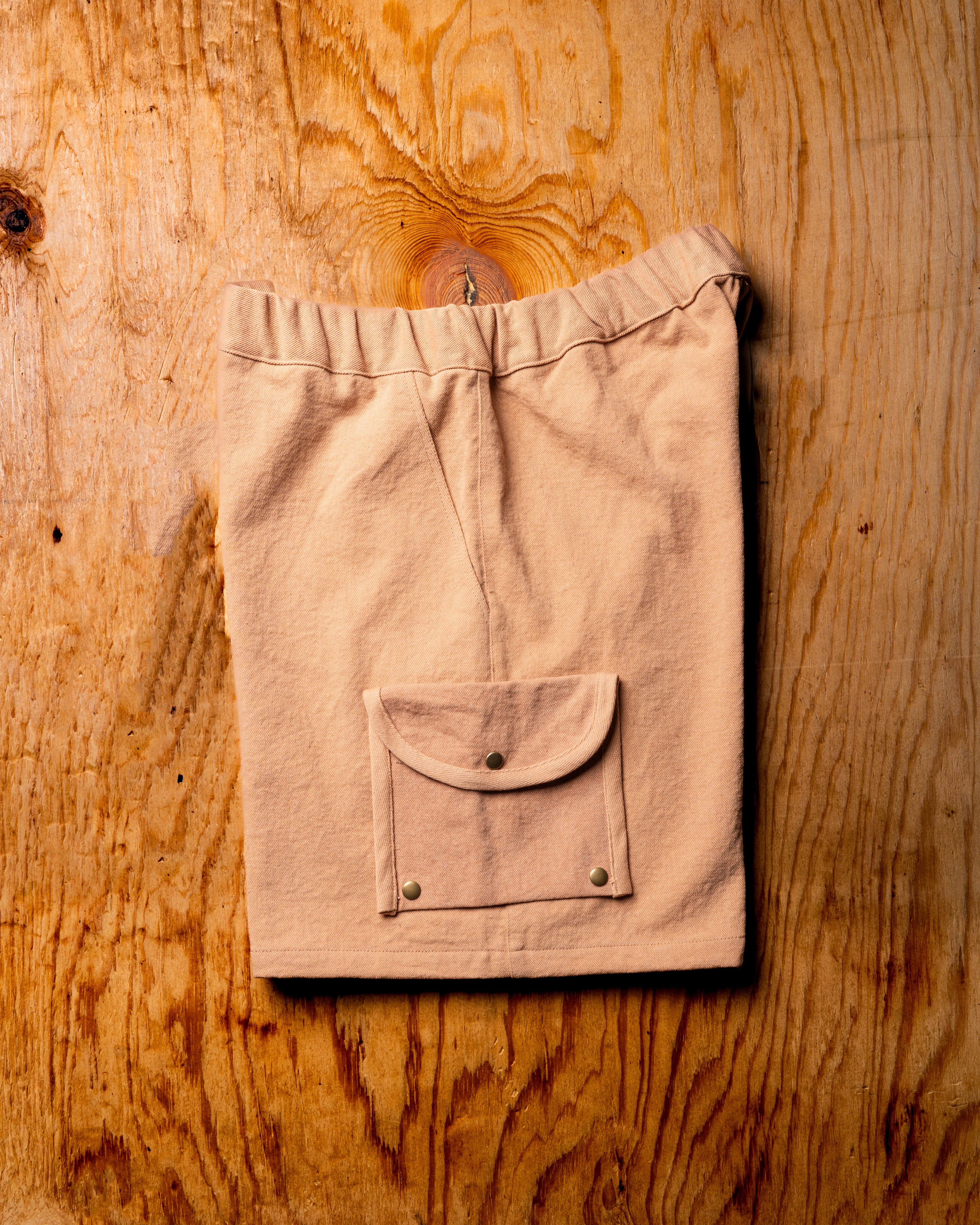Apricot Denim Shorts