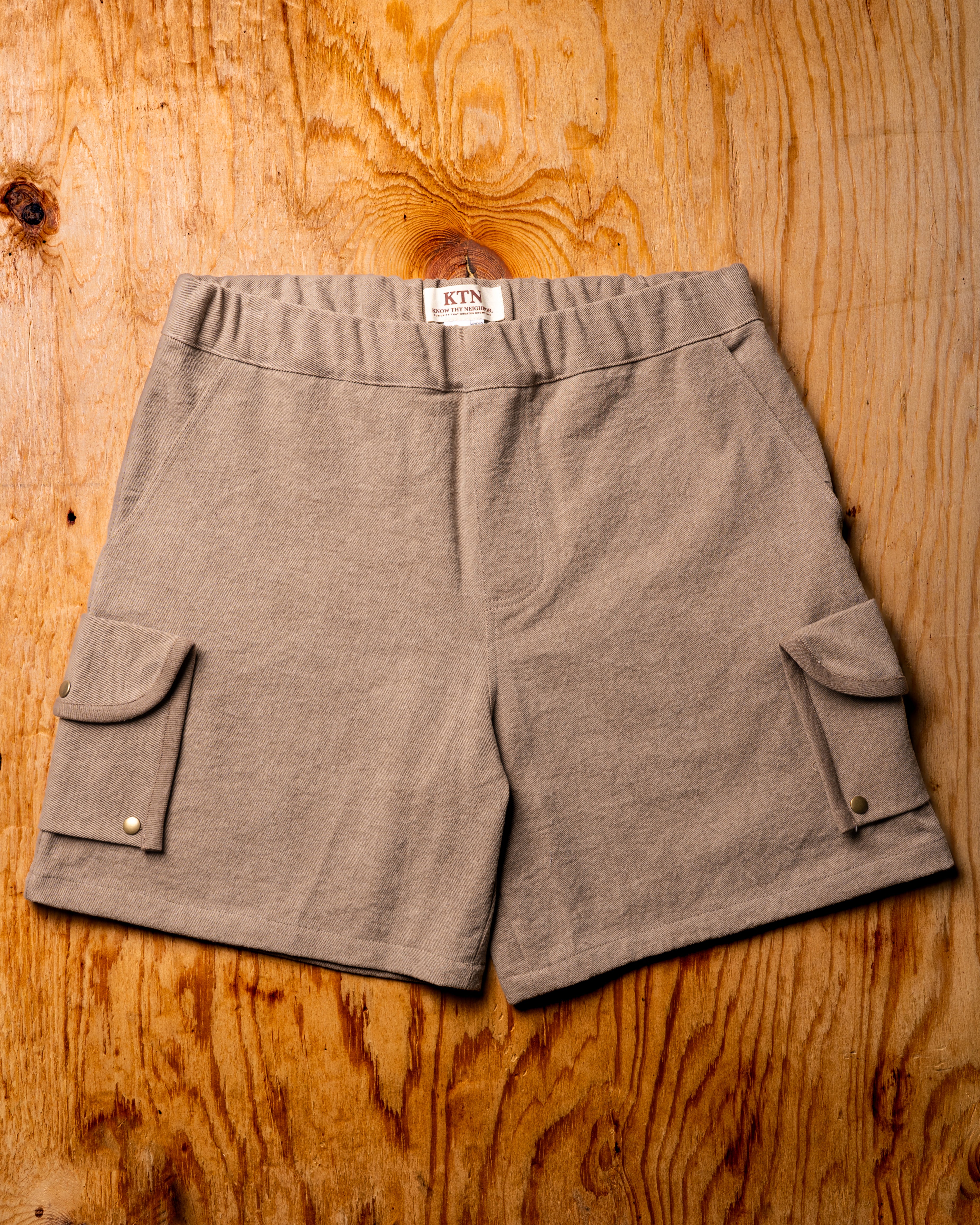 Chocolate Brown Denim Shorts